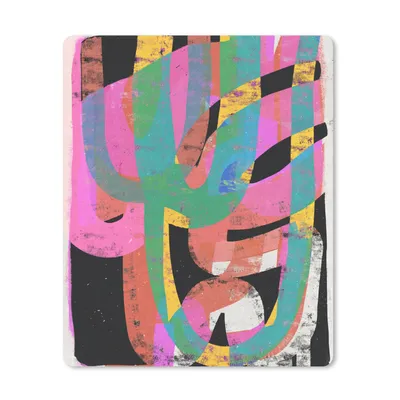 Produktbild von MuchoWow® Mauspad Mousepad Abstrakt - Farben - Rosa - Grün - Kunst 30x40 cm - Mousepads - Maus Mat - Pad - Mausunterlage - Mausmatten