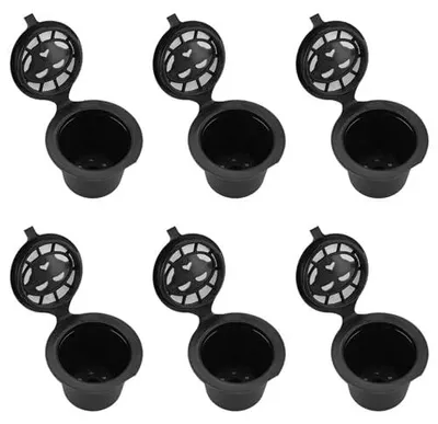 Productafbeelding van Koffiefilter voor koffiemachines - Herbruikbaar, gemaakt van roestvrij staal - Set van 6