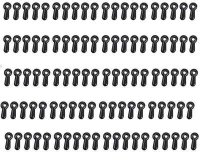 Imagen del producto de Soporte metálico para marcos de fotos - Clips de sujeción para marcos - Accesorio para marcos de fotos - 1,96 x 0,9 cm - Incluye 100 tornillos - Montaje sencillo - Ideal para exhibir y fijar marcos de fotos - Color