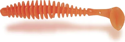 Produktbild von Quantum Magic Trout 5,5cm 1,5g T-Worm Paddler Käse - 6 Gummiköder, Farbe:neon orange
