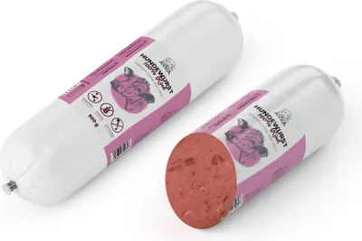 Produktbild von Ayka Hundewurst Rind 1 Stück 400g