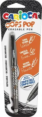 Immagine prodotto di Carioca 41044/01 penna gel Penna in gel con cappuccio Nero 1 pz
