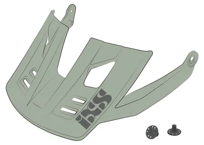 Produktbild von iXS Visor + Pins Trigger FF Chalk XS/S