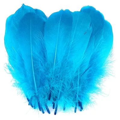 Bastelfedern, 100 Stück, bunt, 12-18 cm, Naturfedern
