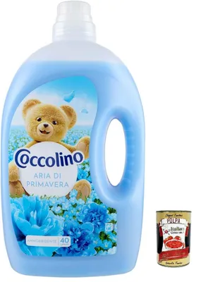 Produktbild von Coccolino Ammorbidente, Weichspüler verdünnt Frühlingsluft, 3 Liter + Italian Gourmet polpa 400g