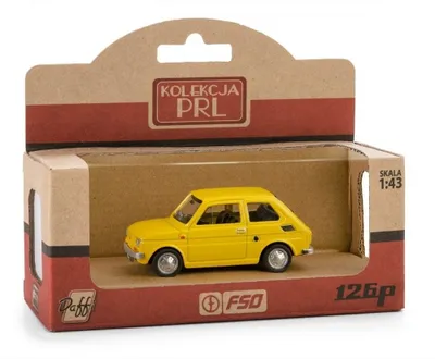 Zdjęcie produktu dla DAFFI Model Fiat 126p żółty K-570 15705
