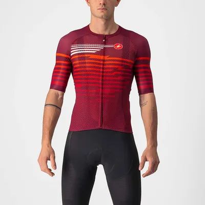 Produktbild von CASTELLI Kurzarm Fahrradtrikot - CLIMBER'S 3.0 - bordeaux/Rot 3XL