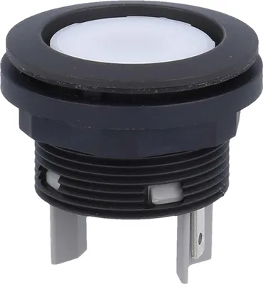 Productafbeelding van Georg Schlegel: Verlichte markeerder, rond, SHORTRON platstekker 2,8mm x 0,8mm - 1 stuk