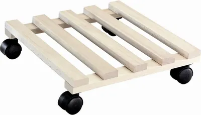 Image de Multiroll en hêtre carré 35 x 35 cm 5 + 2 lattes, capacité de charge 100 kg