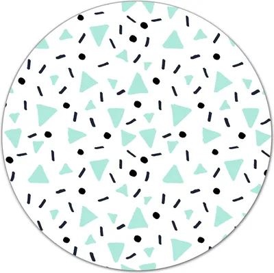 Produktbild von Glas-Herdabdeckplatte Glaskeramikkochfeld-Abdeckung Schneideplatten - 40 cm - Retro blau schwarz