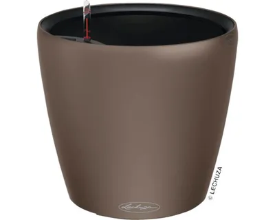 Produktbild von Pflanztopf Lechuza Classico Color LS Kunststoff Ø 22 cm H 20,5 cm muskat inkl. Erdbewässerungsystem
