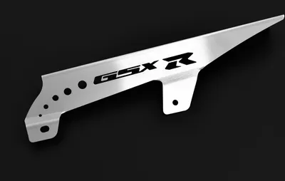 Produktbild von Kettenschutz kompatibel mit Suzuki GSX-R 600 BJ 1998-03 Logo silber