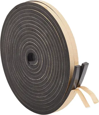 Produktbild von Schwarzes Selbstklebendes Schalldämm- und Wetterdichtungstape 10m*10mm*6mm für Klimaanlagen und Fensterdichtung.