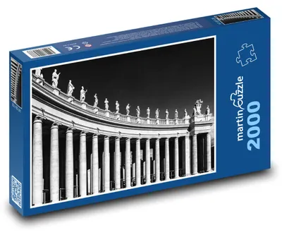 Zdjęcie produktu dla Puzzle 2000 Watykan, Kolumnada Świętego Piotra - martinpuzzle