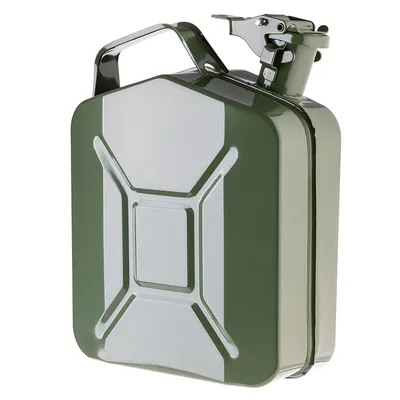 Productafbeelding van KADAX benzinkanister "Idre", metalen kanister, reservebrandstofreservoir, zonder trechter, 5 liter, groen