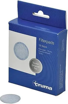 A box of Truma filter pads.