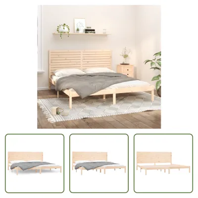 Produktbild von The Living Store Massivholzbett 180x200 cm