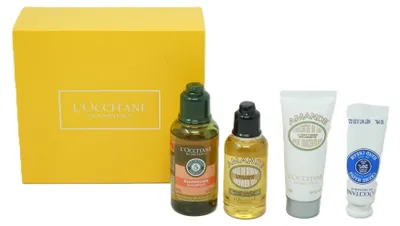Produktbild von L’Occitane Amande Milk 20ml + Shower oil 35ml + Shampoo 50ml + hand creme 10ml