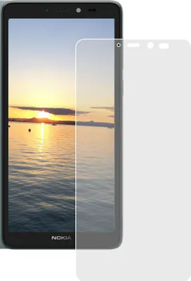 Produktbild von 3x Schutzfolie für Nokia C2 2nd Edition (2022) antireflex, antifingerprint, antibakteriell