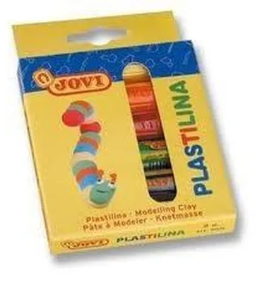 Produktbild von JOVI Knete PLASTILINA farbsortiert 6 Farben je 15,0 g