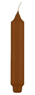 Produktbild von Stabkerzen mit Zapfenfuß Haselnuss, 170 x Ø 30 mm, 12 Stück