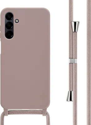 Produktbild von imoshion SilikonHülle mit Band Samsung Galaxy A15 (5G/4G) - Sand Pink