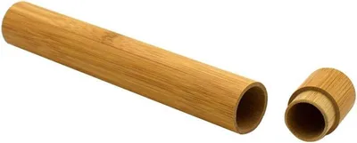 Obrázek produktu pro Držák na zubní kartáčky z bambusu, ideální na cesty