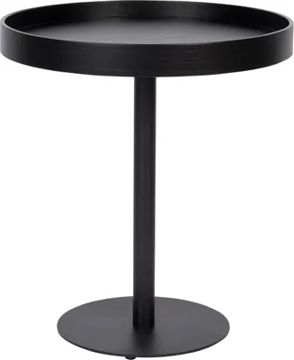Produktbild von Housecraft Living Yuri Beistelltisch Rund 45x45 cm Holz Schwarz