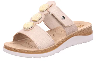 Produktbild von Rohde Damen Pantolette mit Applikationen in Metallic-Optik Baviera 1315, Größe:38 EU, Farbe:Gold