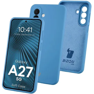 Produktbild von Silikon Handyhülle für Galaxy A27 5G, Bizon Soft Case, Blau