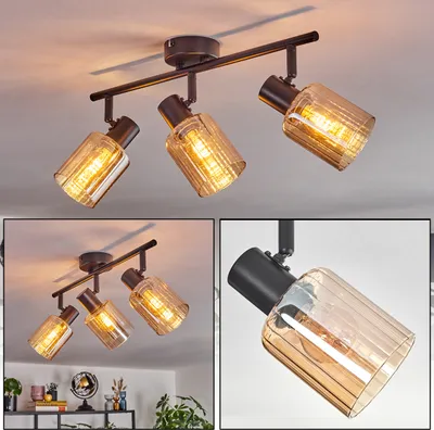 Produktbild von Acqui Deckenlampe aus Metall/Glas in Schwarz