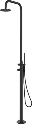 Produktbild von JUIST Schwarz V4A Dusche von Ideal Eichenwald