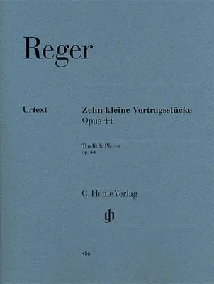 Immagine prodotto di Reger, M: 10 kleine Vortragsstücke op. 44