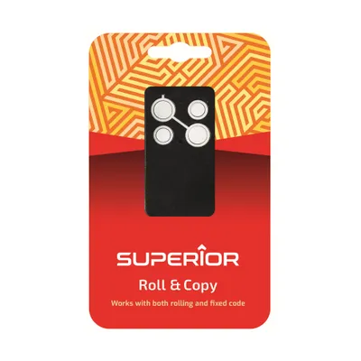 Produktbild von Garage Fernbedienung Roll & Copy Frequenz 433.92 Mhz Suprr001