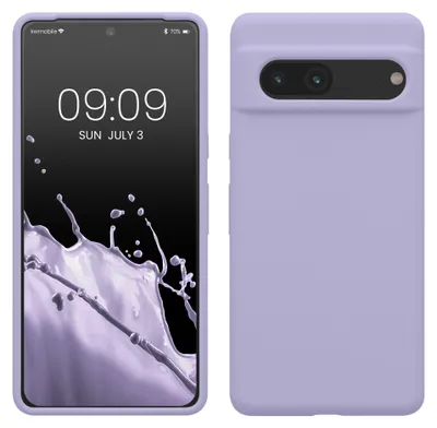 Produktbild von kwmobile Handyhülle für Google Pixel 7 Hülle, für Pixel 7 Case - Hülle Silikon - kabelloses Laden - Lavendel