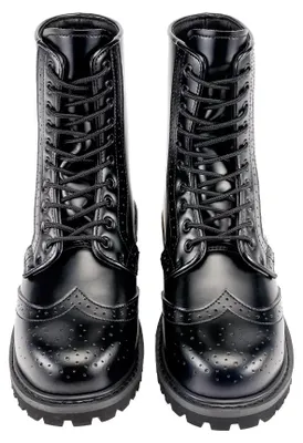 Produktbild von Brandit Boot Uni Budapester 10 Eyes schwarz Basics Leder EU46