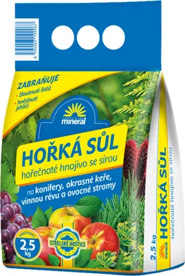 Produktbild von Kristalliner Magnesiumdünger 2,5kg für Gemüse, Obst, Hopfen, Weinreben und Zierkoniferen