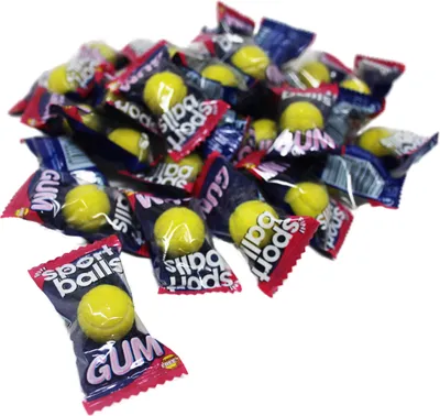 Immagine prodotto di Palline da tennis Bubble Gum Boom Palline da tennis in gomma da masticare singole da 5 g