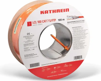 Produktbild von Kathrein LCL 100, 100 m, Cat7, S/FTP (S-STP), Orange
