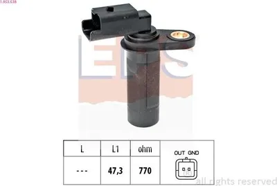 Produktbild von EPS 1.953.538 Kurbelwellensensor Impulsgeber für NISSAN Qashqai / Qashqai +2 I (J10, NJ10)
