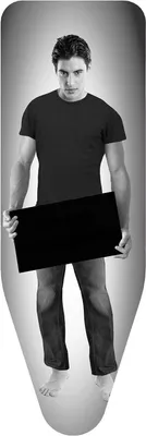 Productafbeelding van Strijkhoes - Strijkplank textiel - Kreukvrij strijken - Warmtegevoelig ontwerp - 130 x 50 cm - Meerkleurig
