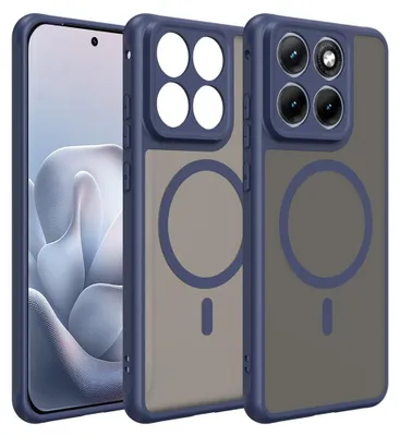 Produktbild von Motorola Edge 70 Fusion Hülle - Coverup Mattes Transparentes Back Cover mit Kameraschutz - MagSafe Compatible - Blau