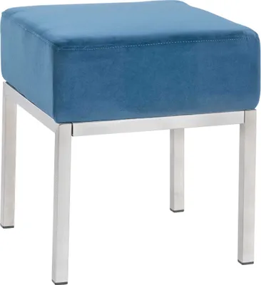 Produktbild von CLP Sitzhocker Lamega Samt blau