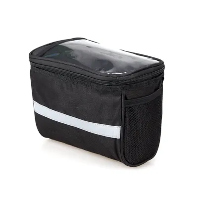 Produktbild von OKWISH Fahrrad Lenkertasche Reflektor Fahrradtasche Netztasche Radtasche Fronttasche Lenkerkorb Handyhalterung Lenker Tasche Gepäckträgertasche Retoo