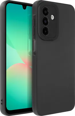 Immagine prodotto di Avizar, Cover Soft Touch in silicone Samsung Galaxy A26, retro opaco, nero