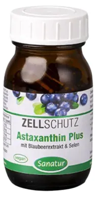 Produktbild von Sanatur Astaxanthin Plus 60 Kapseln