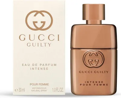 Produktbild von Gucci Guilty Intense Pour Femme, Frauen, 30 ml, Nicht nachfüllbare Flasche, Spray, ALCOHOL DENAT., PARFUM/FRAGRANCE, AQUA/WATER/EAU, BENZYL SALICYLATE, LIMONENE, ALPHA-ISOMETHYL...
