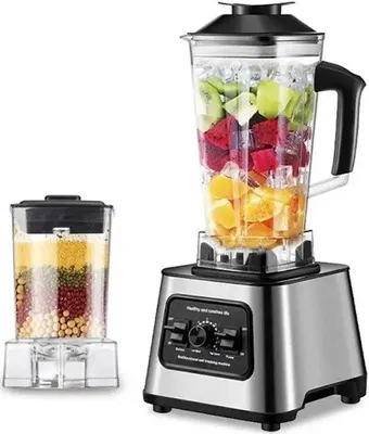 Obrázek produktu pro Výkonný mixér o výkonu 6000 W na mražené ovoce, zmrzlinu, smoothie, polévky a omáčky – mixér z materiálu bez BPA a s ekologickým designem – 220 V – profesionální mixér na smoothie