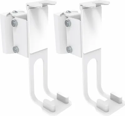 Produktbild von 2 x Wandhalter für SONOS ONE / SL Play:1 Lautsprecher Boxen Halter Wandhalterungen Halterung Weiß / Weiss ARLI