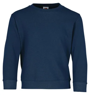Produktbild von Fruit of the Loom Classic Set-In Sweat Kids ,Farbe: navy ,Größe: 164